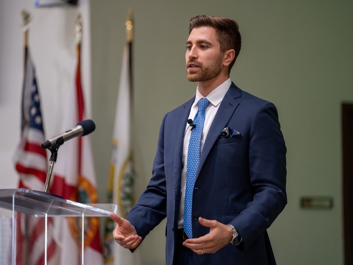 Emcee for corporate event